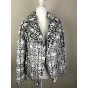 TWO BY VINCE CAMUTO Plaid Notch Collar Coat  SIZE XS NWT